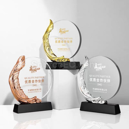 Customization Metal Crystal Trophy Corporate Gifts