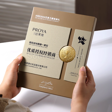 Customization leather Metal Medal Corporate Gifts