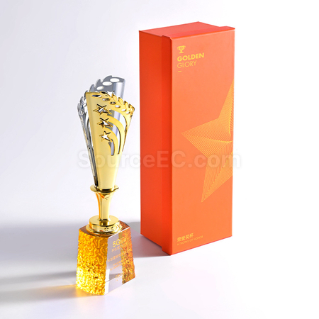 Customization Metal Crystal Trophy Corporate Gifts