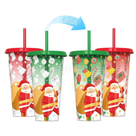 Customization Christmas Cold iscoloration Cup Corporate Gifts
