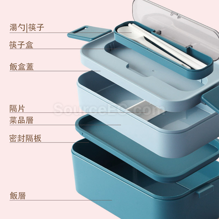 Customization Lunch Box With Tableware Corporate Gifts
