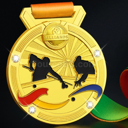 Customization Billiards Metal Medal Corporate Gifts