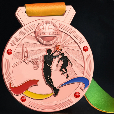 Customization Basketball Metal Medal Corporate Gifts