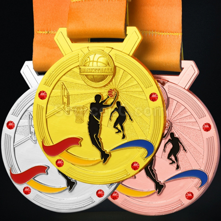 Customization Basketball Metal Medal Corporate Gifts