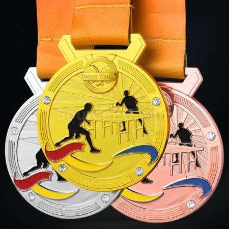 Customization Table Tennis Metal Medal Corporate Gifts
