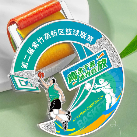 Customization Basketball Metal Medal Corporate Gifts