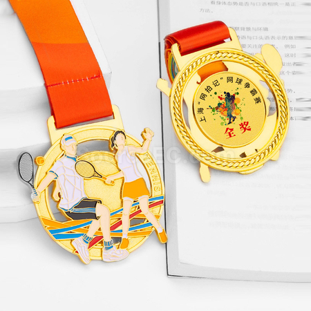 Customization Tennis Metal Medal Corporate Gifts