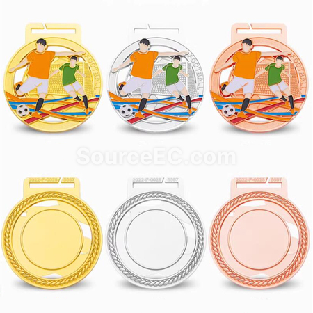 Customization Football Metal Medal Corporate Gifts