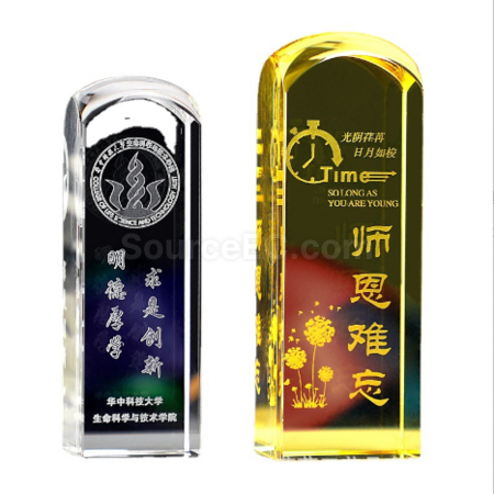 Customization Crystal Name Seal Corporate Gifts