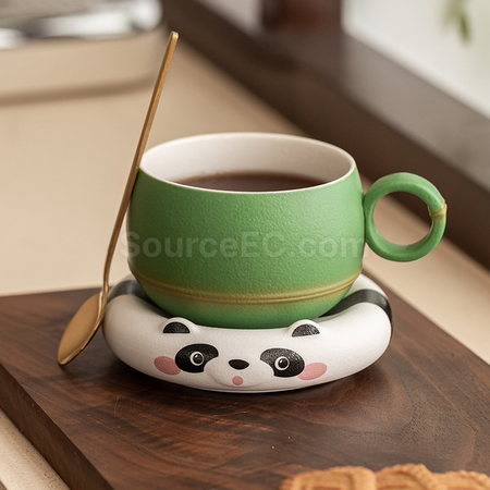 Customization Panda Ceramic Cup Corporate Gifts