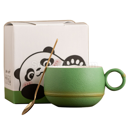 Customization Panda Ceramic Cup Corporate Gifts
