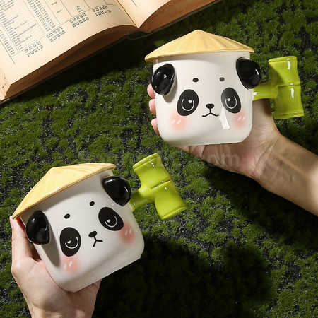 Customization Panda Ceramic Cup Corporate Gifts