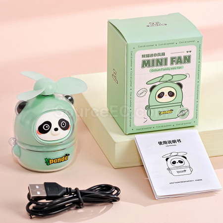 Customization Panda Mini Fan Corporate Gifts