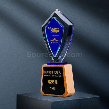 Customization Shield Crystal Trophy Corporate Gifts