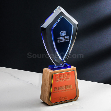 Customization Shield Crystal Trophy Corporate Gifts