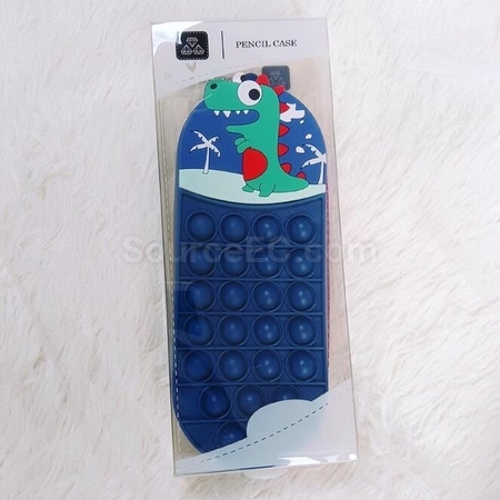 Customization Rodent Exterminator 3D Decompression Large Capacity Soft Silicone Pen Case Corporate Gifts