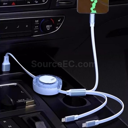 Customization 66W Super Fast Charging One-to-Three Charging Cable Corporate Gifts