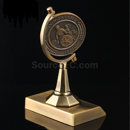 Customization Bronze Rotating Trophy Corporate Gifts