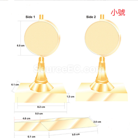 Customization Bronze Rotating Trophy Corporate Gifts