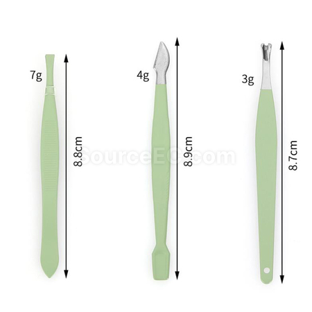 Customization PU Leather Manicure Set Corporate Gifts