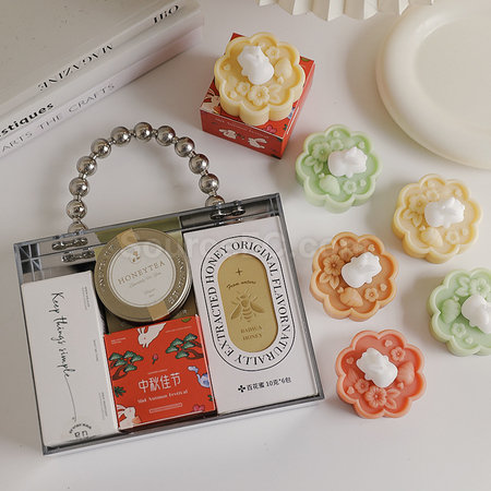 Customization Mid-autumn Mooncake Scented Candle Gift Set Corporate Gifts