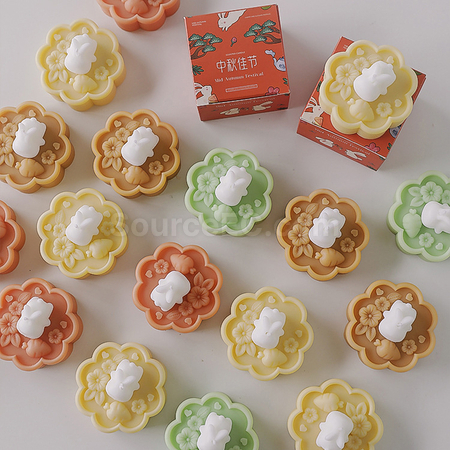 Customization Mid-autumn Mooncake Scented Candle Gift Set Corporate Gifts