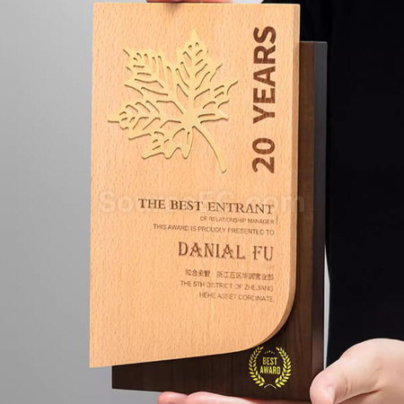 Customization Wooden Plate Corporate Gifts