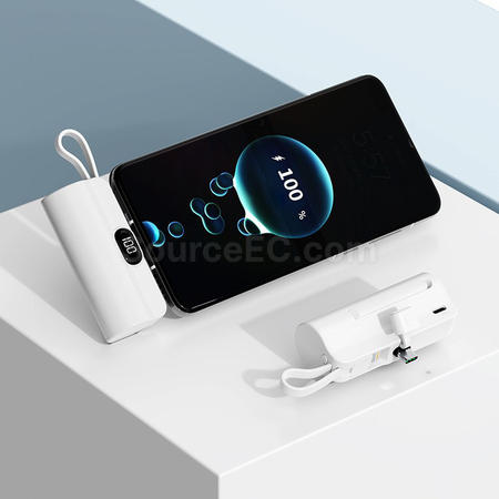 Customization Wireless Capsule Charging Bank with Phone Stand Corporate Gifts