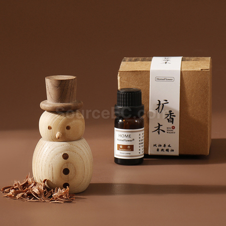 Customization Snow Man Aroma Wood Corporate Gifts