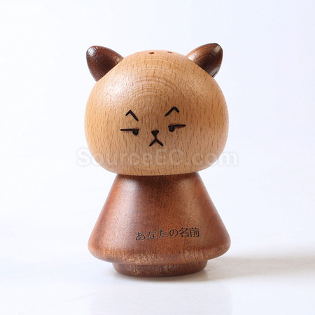 Customization Lucky Cat Aroma Wood Corporate Gifts