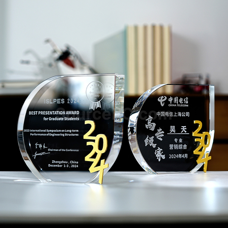 Customization Colour Printing Crystal Trophy Corporate Gifts