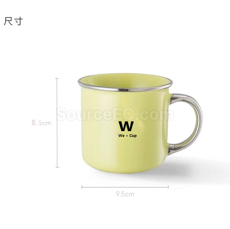 Customization Ceramic Cup with enamel design Corporate Gifts