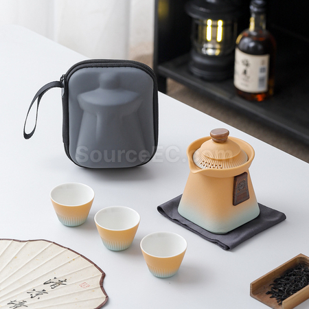 Customization Travel Kung Fu Tea Set Corporate Gifts