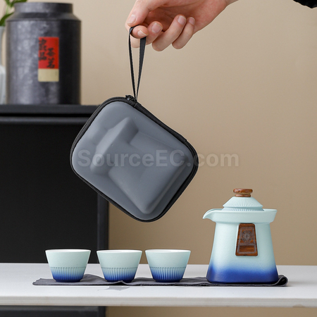 Customization Travel Kung Fu Tea Set Corporate Gifts