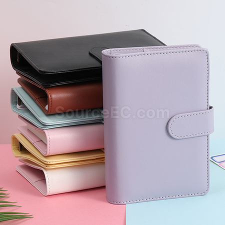 Customization A6 Macaron Folder Notebook Cash Saving Notebook Corporate Gifts