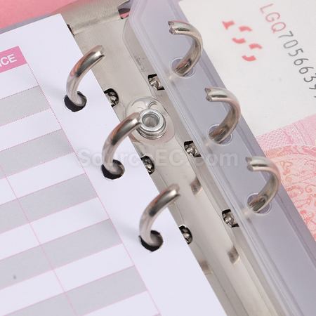 Customization A6 Macaron Folder Notebook Cash Saving Notebook Corporate Gifts