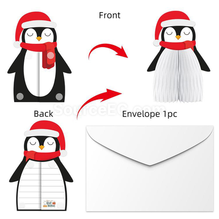 Customization Paper Honeycomb Greeting Card Corporate Gifts