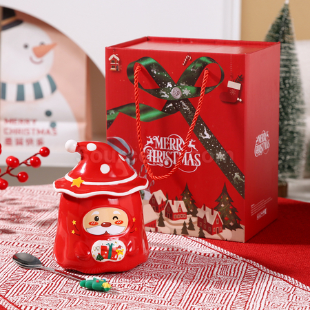 Customization Christmas Cup Ceramic Cup Corporate Gifts