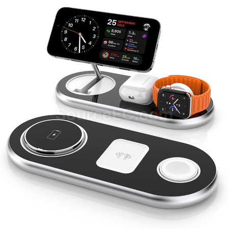 Customization Folding magnetic three in one wireless charger Corporate Gifts