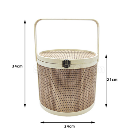 Customization Handmade bamboo basket Corporate Gifts