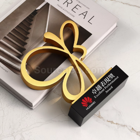 Customization Metal 3D Butterfly Award Seat Corporate Gifts
