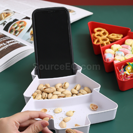 Customization Christmas Tree Fruit Plate Corporate Gifts