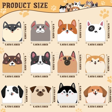 Customization Puppy Sticky Note Corporate Gifts