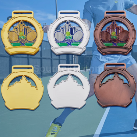 Customization Tennis medals Corporate Gifts