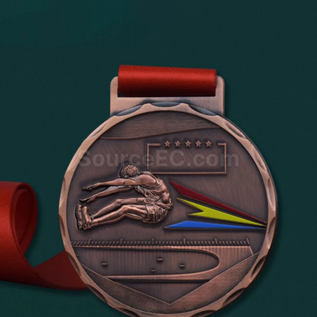 Customization Long Jump Medal Corporate Gifts