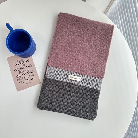 Customization Color Block Scarf Corporate Gifts