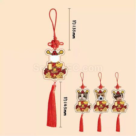 Customization Acrylic Chinese Knot Pendant Corporate Gifts