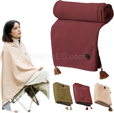 Customization USB Charge Washable Shawl Blanket Corporate Gifts