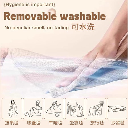 Customization USB Charge Washable Shawl Blanket Corporate Gifts