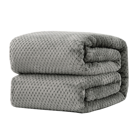 Customization Waffle Flannel Blanket Corporate Gifts